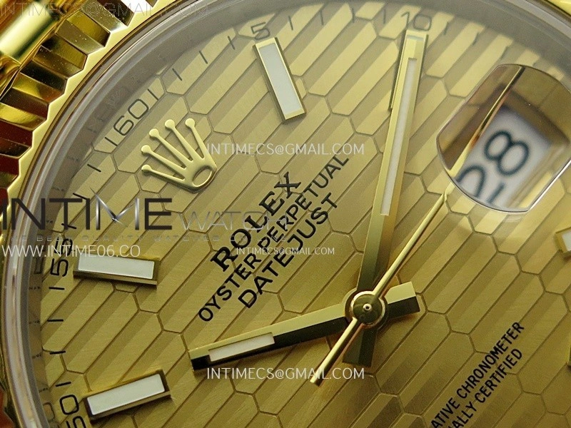 DateJust 41 126333 904L SS YG VSF 1:1 Best Edition Gold Fluted Dial on Jubilee Bracelet VS3235