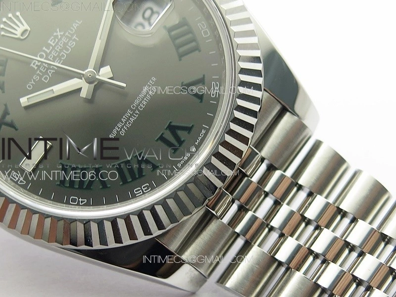DateJust 41 126334 NTF 1:1 Best Edition 904L Steel Gray Roman Dial on Jubilee Bracelet VR3235