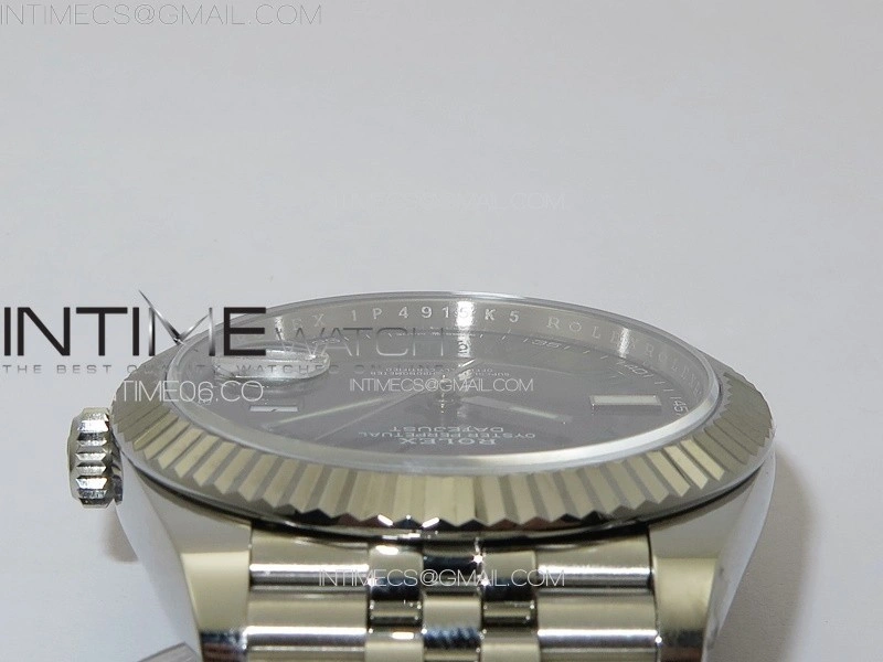 DateJust 41 126334 NTF 1:1 Best Edition 904L Steel Gray Roman Dial on Jubilee Bracelet VR3235