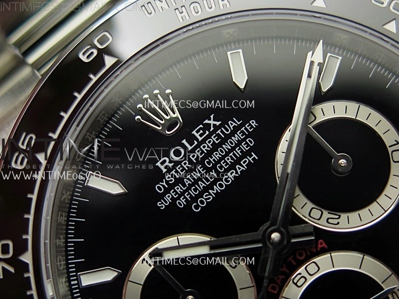 Daytona 126500 EWEF 1:1 Best Edition Black Dial On 904L Steel Case And Bracelet A4131 Mod