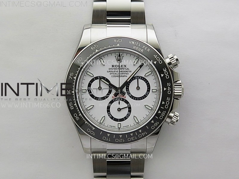 Daytona 126500 EWEF 1:1 Best Edition White Dial on 904L Steel Case And Bracelet A4131 Mod