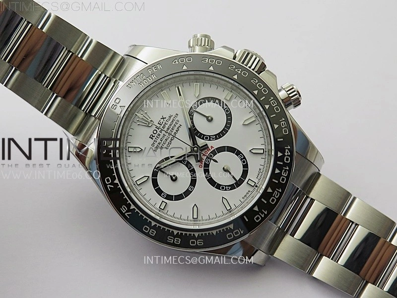 Daytona 126500 EWEF 1:1 Best Edition White Dial on 904L Steel Case And Bracelet A4131 Mod
