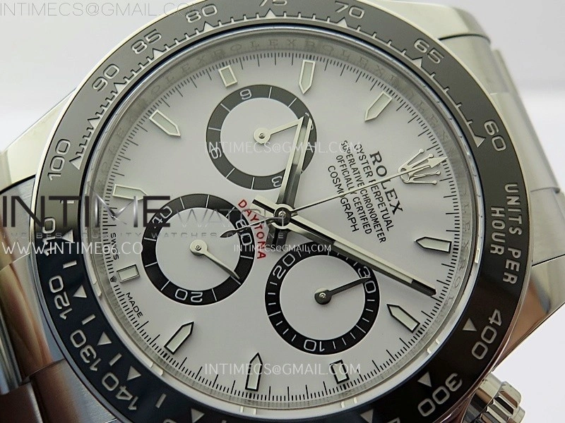 Daytona 126500 EWEF 1:1 Best Edition White Dial on 904L Steel Case And Bracelet A4131 Mod