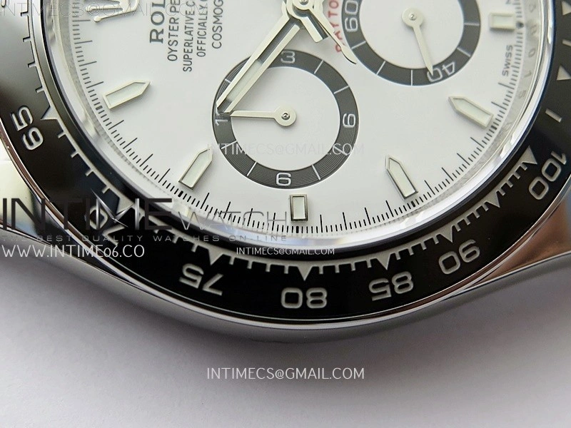 Daytona 126500 EWEF 1:1 Best Edition White Dial on 904L Steel Case And Bracelet A4131 Mod