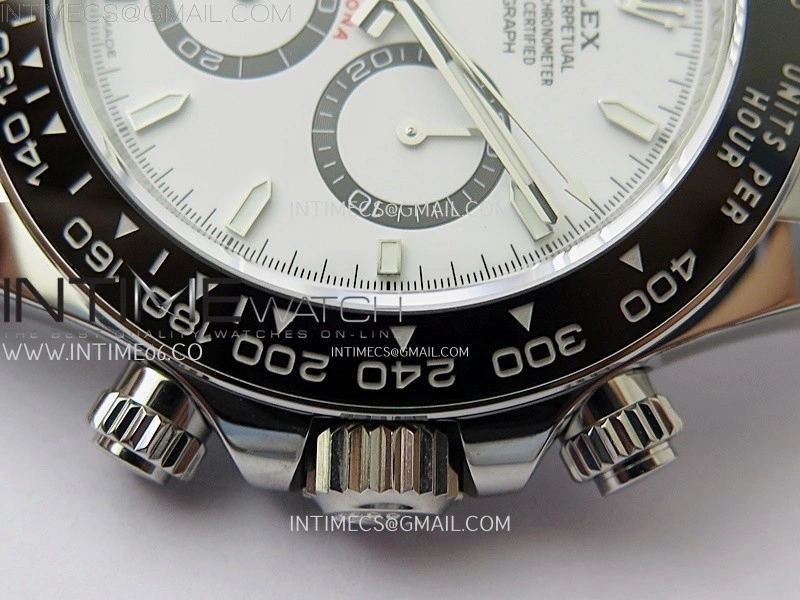 Daytona 126500 EWEF 1:1 Best Edition White Dial on 904L Steel Case And Bracelet A4131 Mod