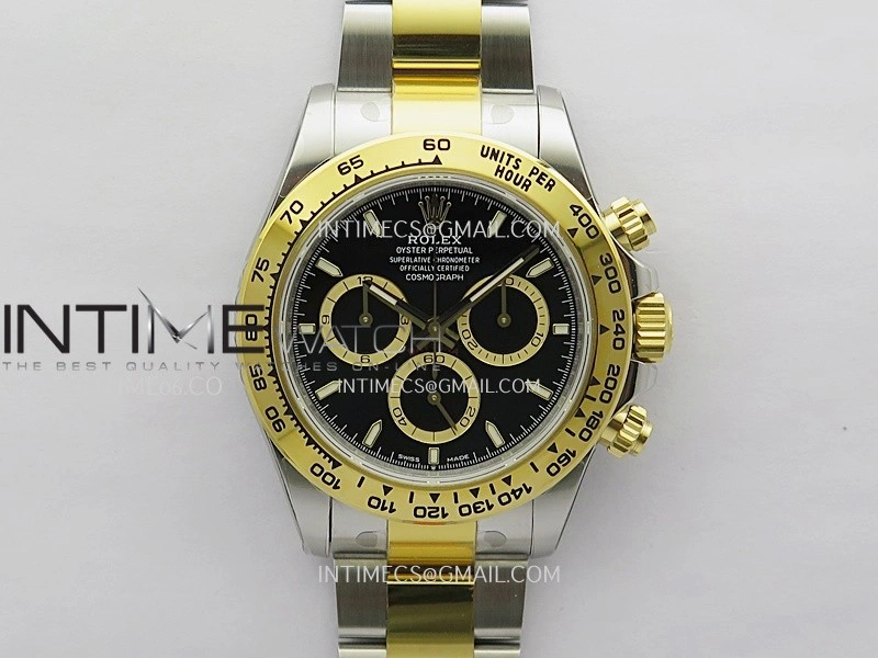 Daytona 126503 SS YG Gain Weight VSF 1:1 Best Edition Black Dial On Oyster Bracelet DD4131