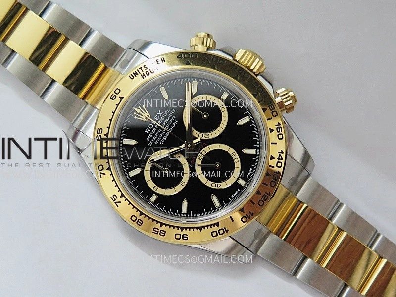Daytona 126503 SS YG Gain Weight VSF 1:1 Best Edition Black Dial On Oyster Bracelet DD4131