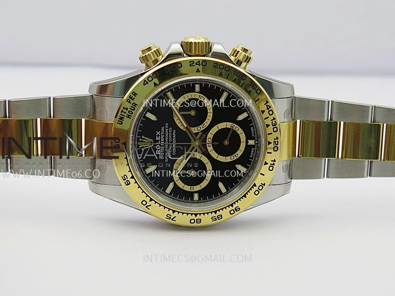 Daytona 126503 SS YG Gain Weight VSF 1:1 Best Edition Black Dial On Oyster Bracelet DD4131