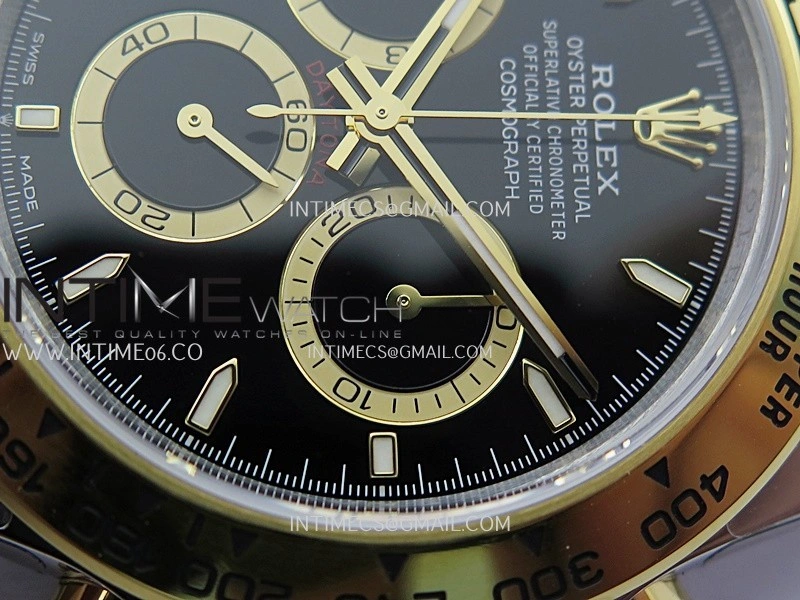 Daytona 126503 SS YG Gain Weight VSF 1:1 Best Edition Black Dial On Oyster Bracelet DD4131