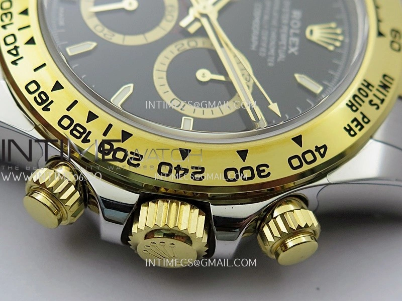 Daytona 126503 SS YG Gain Weight VSF 1:1 Best Edition Black Dial On Oyster Bracelet DD4131