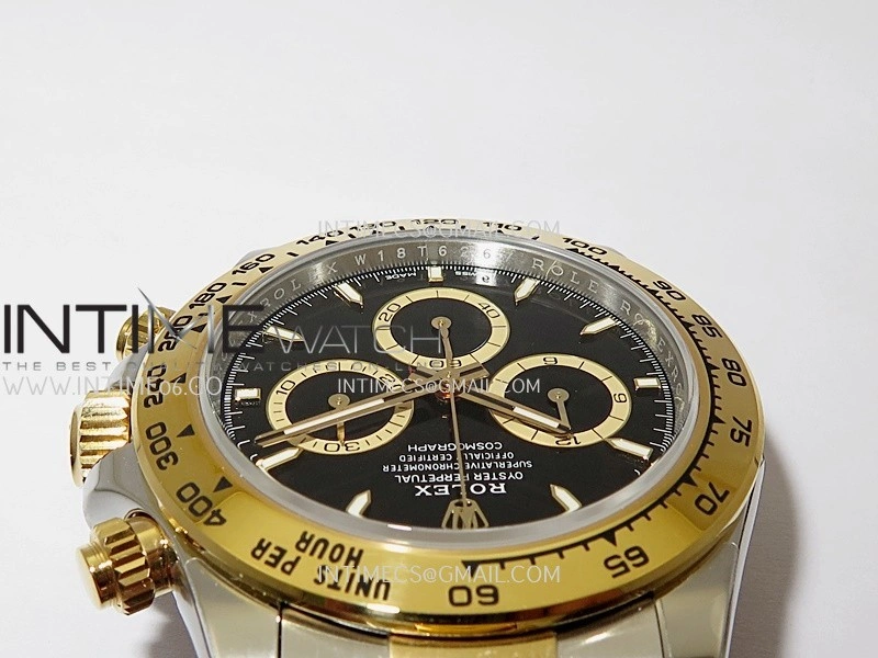 Daytona 126503 SS YG Gain Weight VSF 1:1 Best Edition Black Dial On Oyster Bracelet DD4131