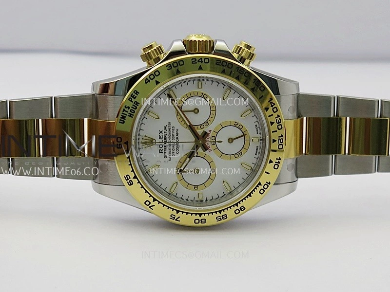 Daytona 126503 SS YG Gain Weight VSF 1:1 Best Edition White Dial On Oyster Bracelet DD4131