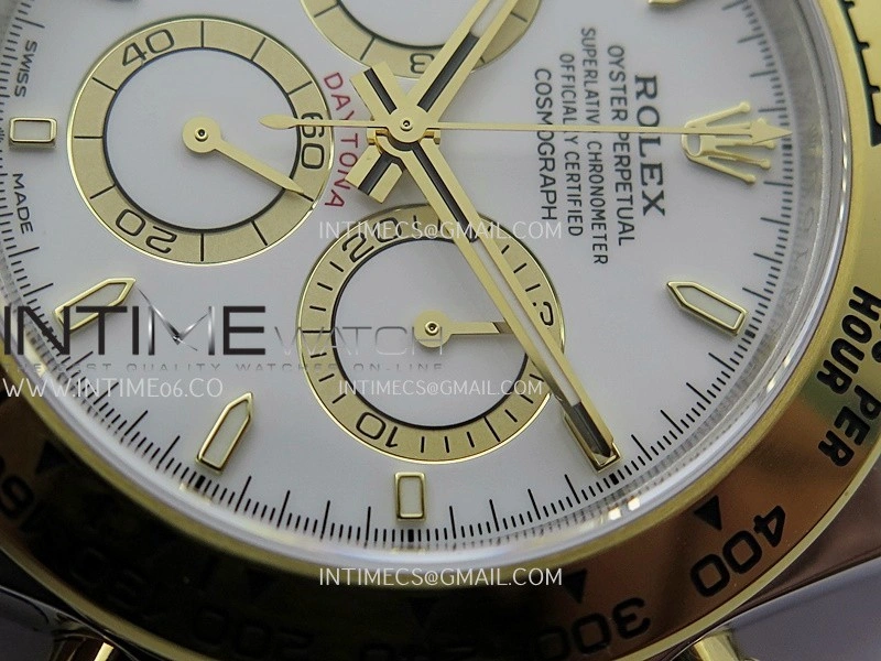 Daytona 126503 SS YG Gain Weight VSF 1:1 Best Edition White Dial On Oyster Bracelet DD4131