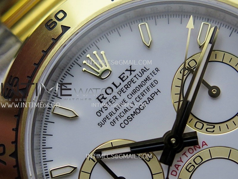 Daytona 126503 SS YG Gain Weight VSF 1:1 Best Edition White Dial On Oyster Bracelet DD4131