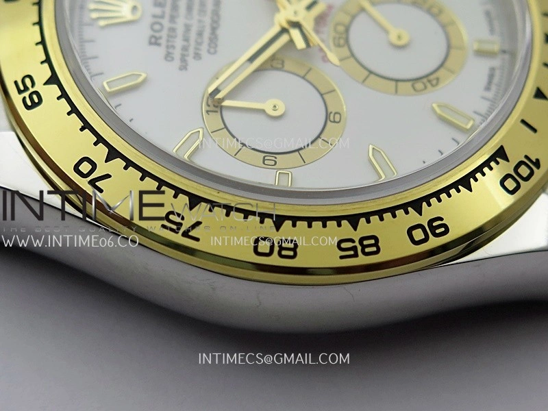 Daytona 126503 SS YG Gain Weight VSF 1:1 Best Edition White Dial On Oyster Bracelet DD4131