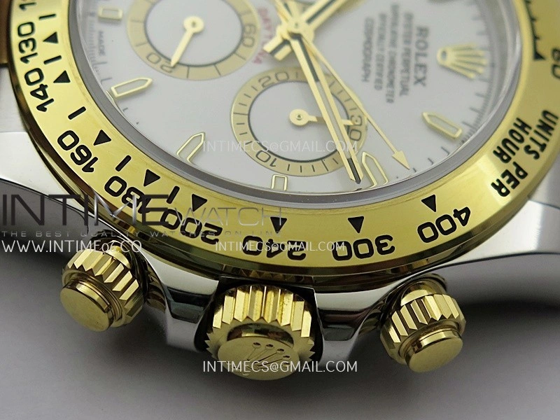 Daytona 126503 SS YG Gain Weight VSF 1:1 Best Edition White Dial On Oyster Bracelet DD4131