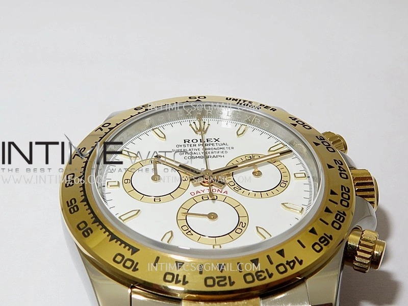 Daytona 126503 SS YG Gain Weight VSF 1:1 Best Edition White Dial On Oyster Bracelet DD4131