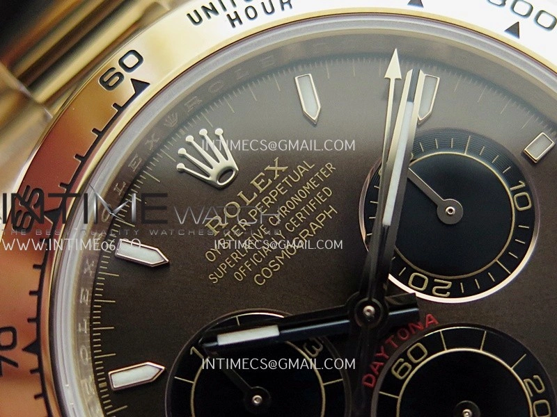 Daytona 126505 RG UFO 1:1 Best Edition Brown Dial Black Subdial On Oyster Bracelet UF4131