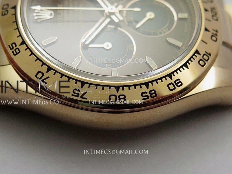 Daytona 126505 RG UFO 1:1 Best Edition Brown Dial Black Subdial On Oyster Bracelet UF4131