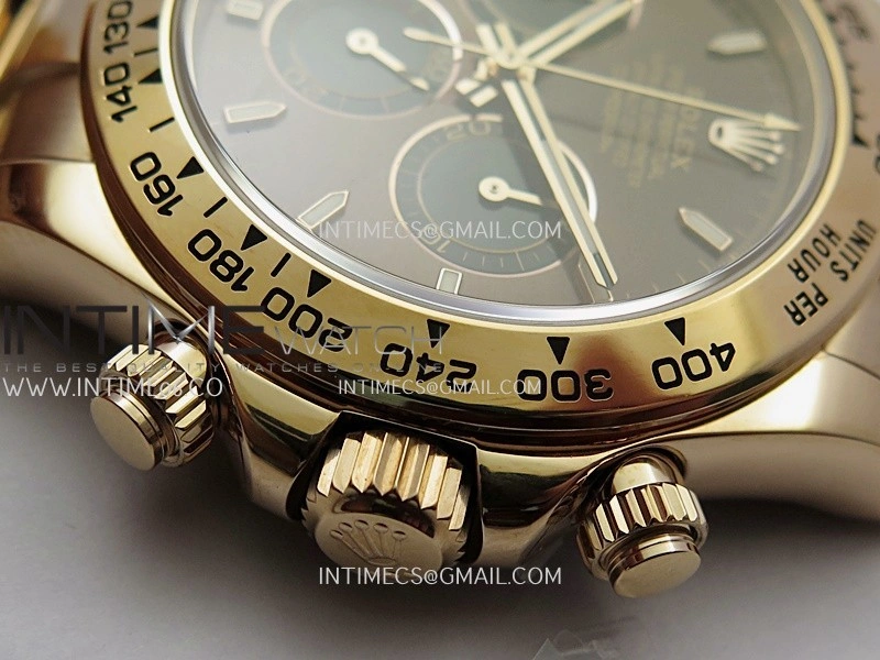 Daytona 126505 RG UFO 1:1 Best Edition Brown Dial Black Subdial On Oyster Bracelet UF4131