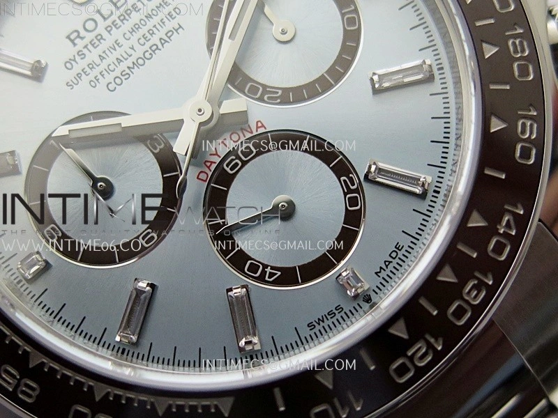 Daytona 126506 SS AR+F 1:1 Best Edition Ice Blue Dial Diamond Marker on SS Bracelet SA4131