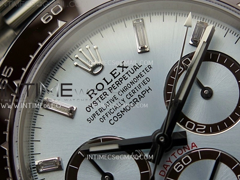 Daytona 126506 SS AR+F 1:1 Best Edition Ice Blue Dial Diamond Marker on SS Bracelet SA4131