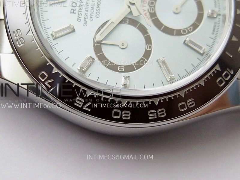 Daytona 126506 SS AR+F 1:1 Best Edition Ice Blue Dial Diamond Marker on SS Bracelet SA4131
