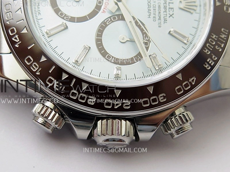 Daytona 126506 SS AR+F 1:1 Best Edition Ice Blue Dial Diamond Marker on SS Bracelet SA4131