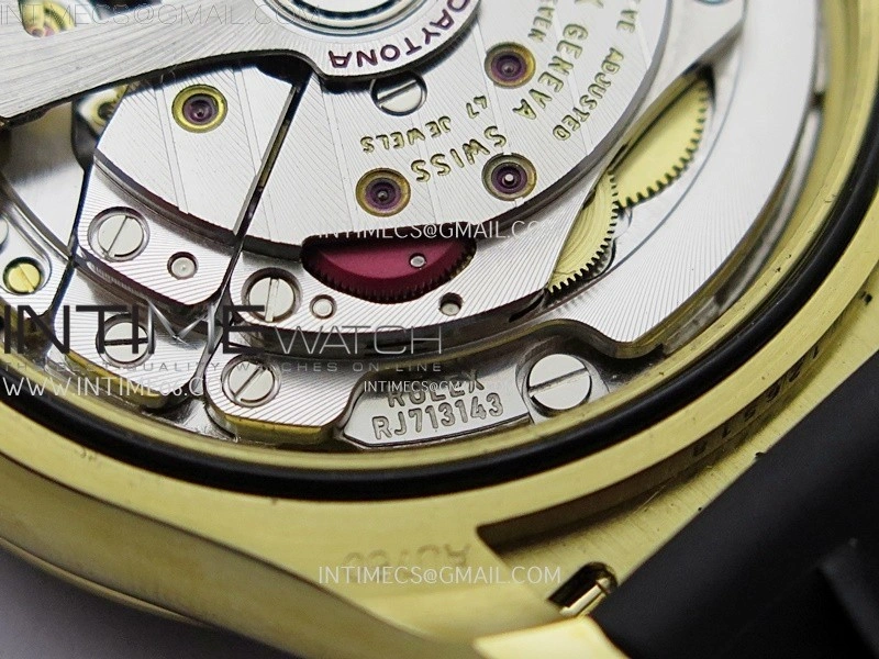 Daytona 126518 904L YG QF Best Edition Gold Dial Gold Subdial on Oysterflex Strap SA4131