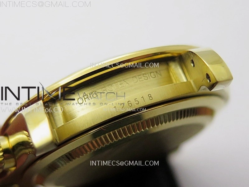 Daytona 126518 904L YG QF Best Edition Gold Dial Gold Subdial on Oysterflex Strap SA4131