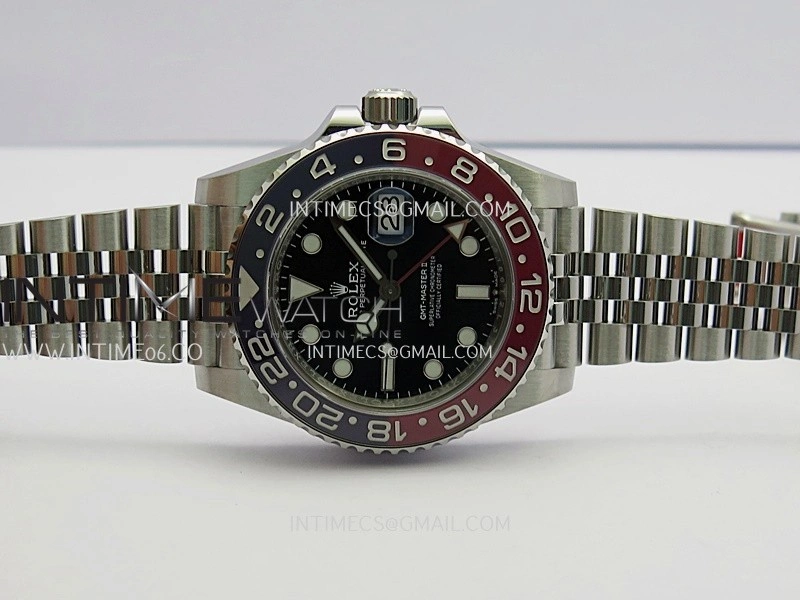 GMT-Master II 126710 BLRO 904L SS VF 1:1 Best Edition Black Dial On Jubilee Bracelet DD3285 CHS