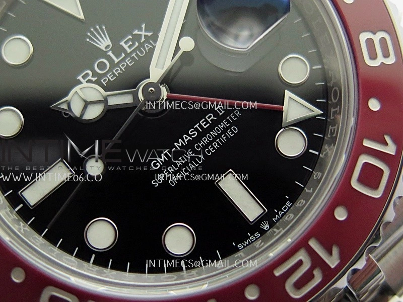 GMT-Master II 126710 BLRO 904L SS VF 1:1 Best Edition Black Dial On Jubilee Bracelet DD3285 CHS