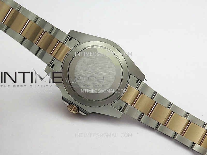 GMT Master II 126711 CHNR 904L SS RG ARF 1:1 Best Edition Black Dial On SS RG Bracelet DD3285 CHS