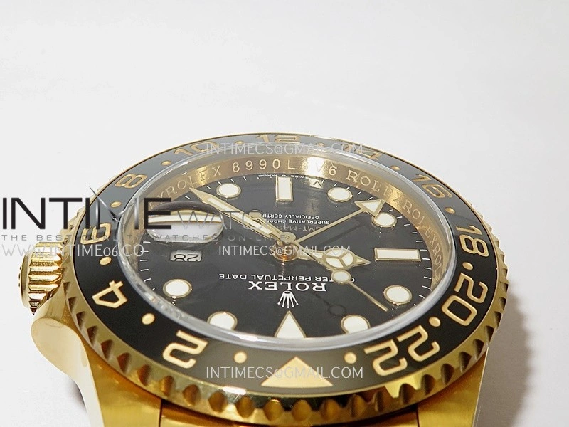 GMT-Master II 126718 GRNR ARF 1:1 Best Edition Black Dial On YG Bracelet Super Clone DD3285 CHS
