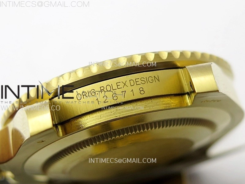 GMT-Master II 126718 GRNR AR+F 1:1 Best Edition on Black Dial YG Bracelet Super Clone DD3285 CHS