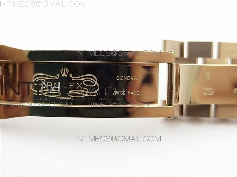 Day-Date 36 128239 RG BP Best Edition Pink Gold Sticks Markers Dial on RG President Bracelet