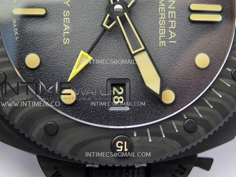 PAM1513 Submersible 44mm VSF 1:1 Best Edition Gray Ombre Dial on Camouflage Strap P900