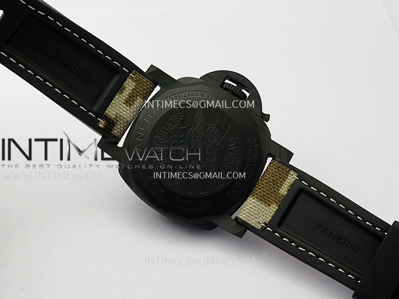 PAM1513 Submersible 44mm VSF 1:1 Best Edition Gray Ombre Dial on Camouflage Strap P900