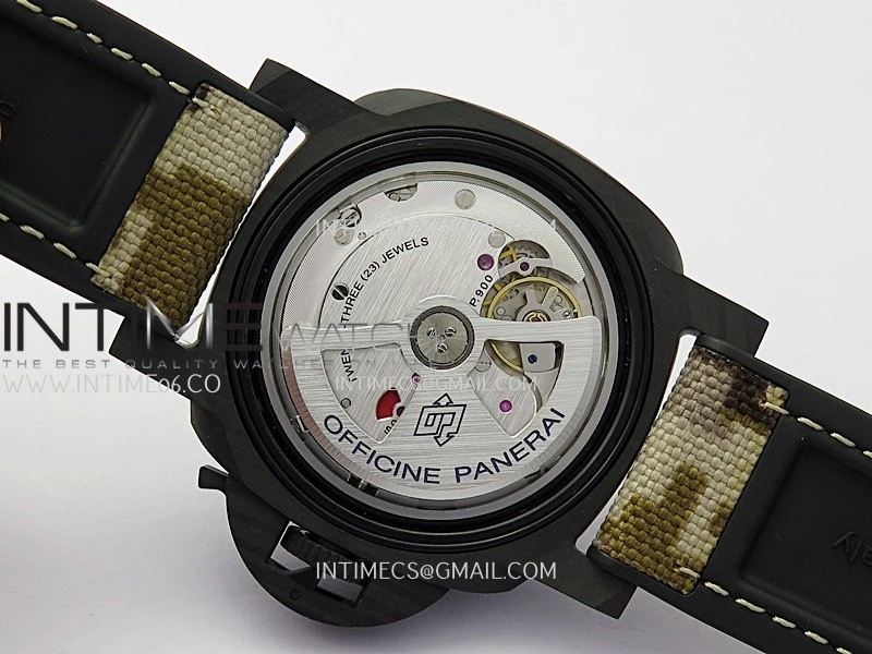 PAM1513 Submersible 44mm VSF 1:1 Best Edition Gray Ombre Dial on Camouflage Strap P900