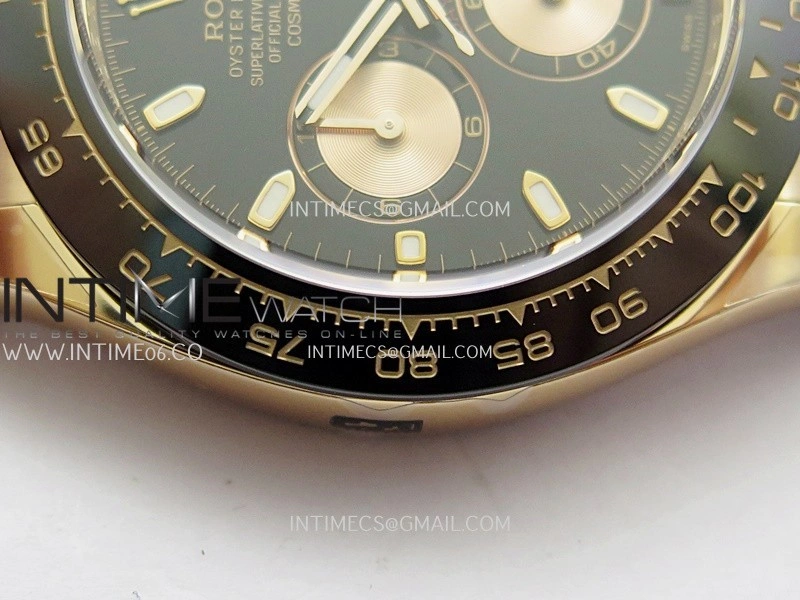 Daytona 116515 904L RG VF 1:1 Best Edition Black Dial Stick Marker On Oysterflex Strap DD4130