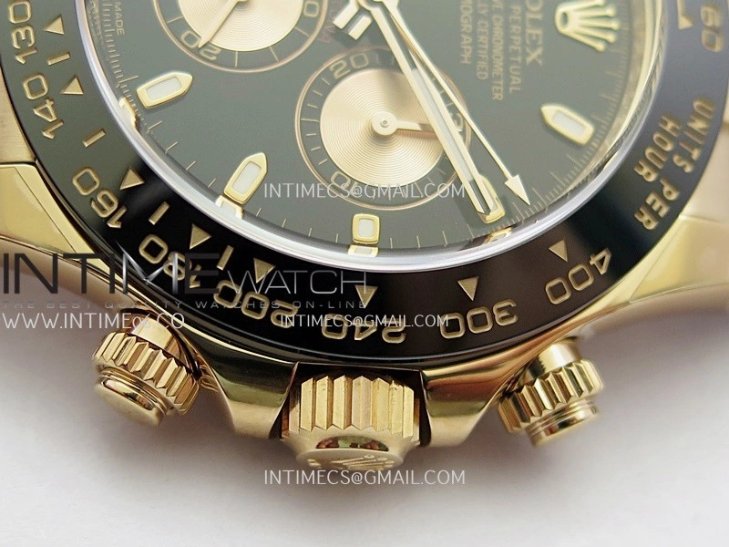Daytona 116515 904L RG VF 1:1 Best Edition Black Dial Stick Marker On Oysterflex Strap DD4130