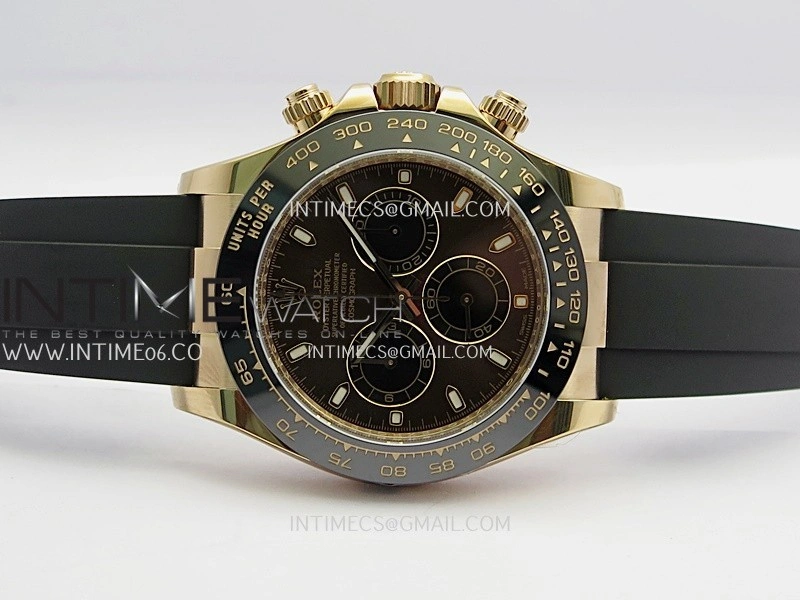 Daytona 116515 904L RG VF 1:1 Best Edition Brown Dial Stick Marker On Oysterflex Strap DD4130