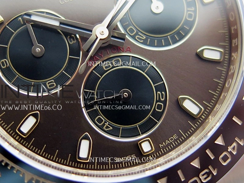 Daytona 116515 904L RG VF 1:1 Best Edition Brown Dial Stick Marker On Oysterflex Strap DD4130