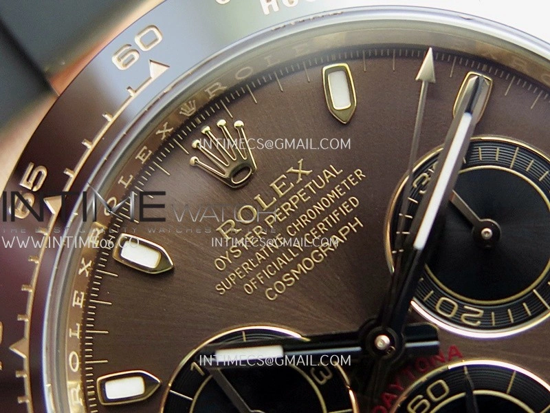Daytona 116515 904L RG VF 1:1 Best Edition Brown Dial Stick Marker On Oysterflex Strap DD4130