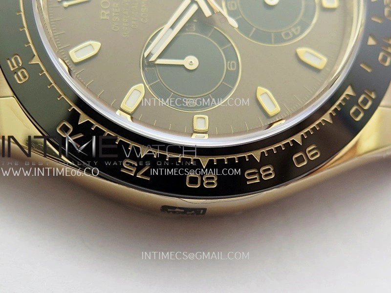 Daytona 116515 904L RG VF 1:1 Best Edition Brown Dial Stick Marker On Oysterflex Strap DD4130