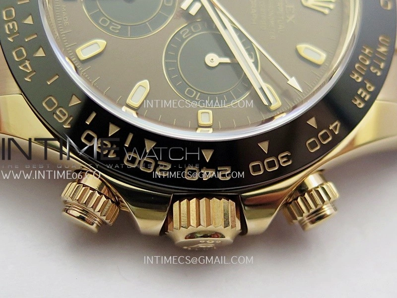 Daytona 116515 904L RG VF 1:1 Best Edition Brown Dial Stick Marker On Oysterflex Strap DD4130