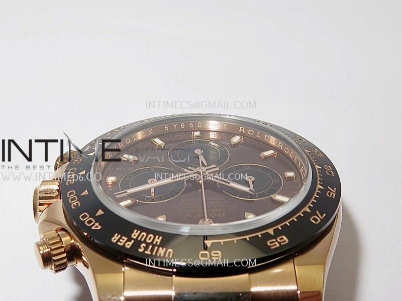 Daytona 116515 904L RG VF 1:1 Best Edition Brown Dial Stick Marker On Oysterflex Strap DD4130