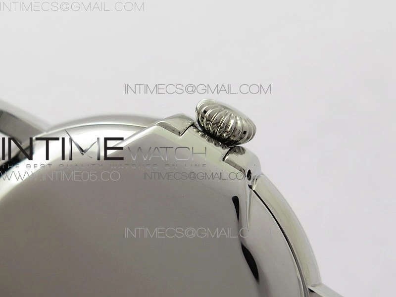 Calatrava 5153G-010 SS ZF 1:1 Best Edition White textured dial on Black Leather Strap A324CS