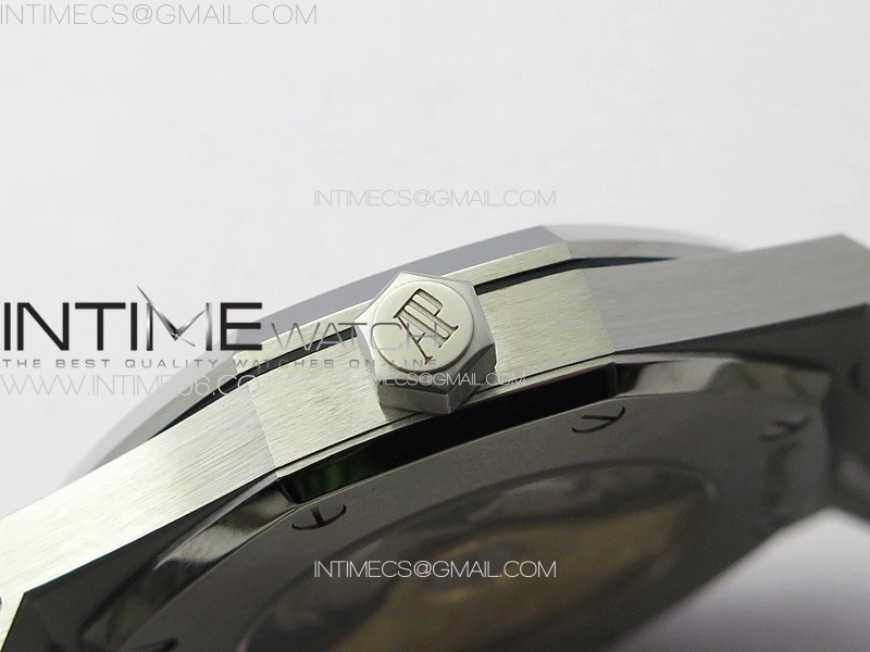 Royal Oak 41mm 15400 SS ZF 1:1 Best Edition Blue Textured Dial on SS Bracelet SA3120 Super Clone