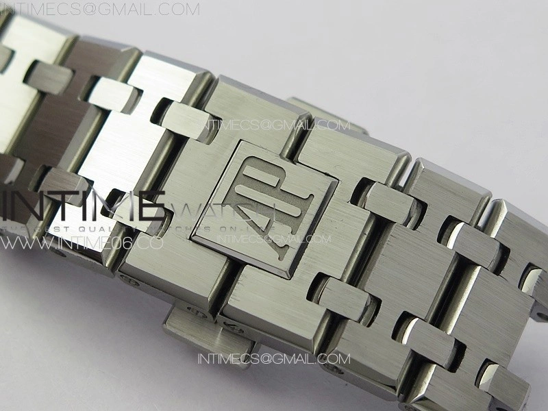 Royal Oak 41mm 15400 SS ZF 1:1 Best Edition Blue Textured Dial on SS Bracelet SA3120 Super Clone